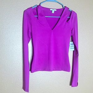 Pink night out top